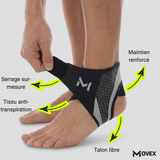 MOVEX SportFit™ – Attelle de Cheville Anti-Entorse - 2