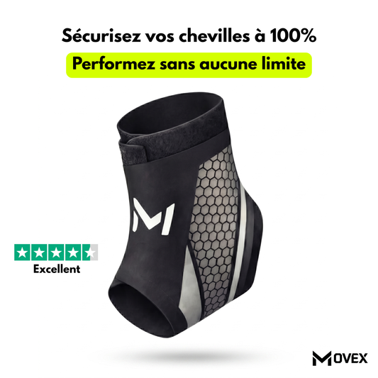 MOVEX SportFit™ – Attelle de Cheville Anti-Entorse